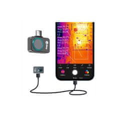 InfiRay P2 Pro termokamera a termovize na mobil, Android, USB-C